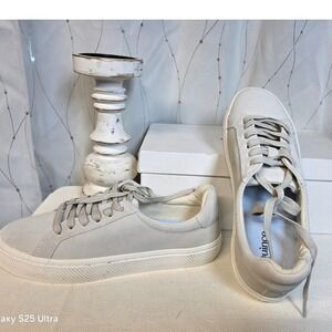 NIB Quince Everyday Sneakers 8.5 Womens Gray Suede Leather‎ Comfort Luxury Low